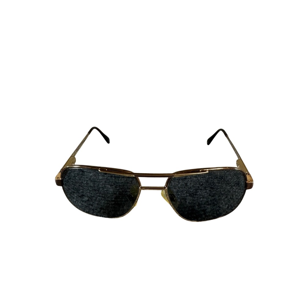 Safilo Vintage Aviator Sunglasses Gold Tone Metal Frame Made in Italy